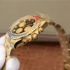 Daytona Rainbow Diamond Yellow Gold Stainless Steel 40mm