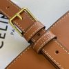 BUCKET TRIOMPHE shiny cow leather bucket bag Triomphe new bucket bag 25*22*14