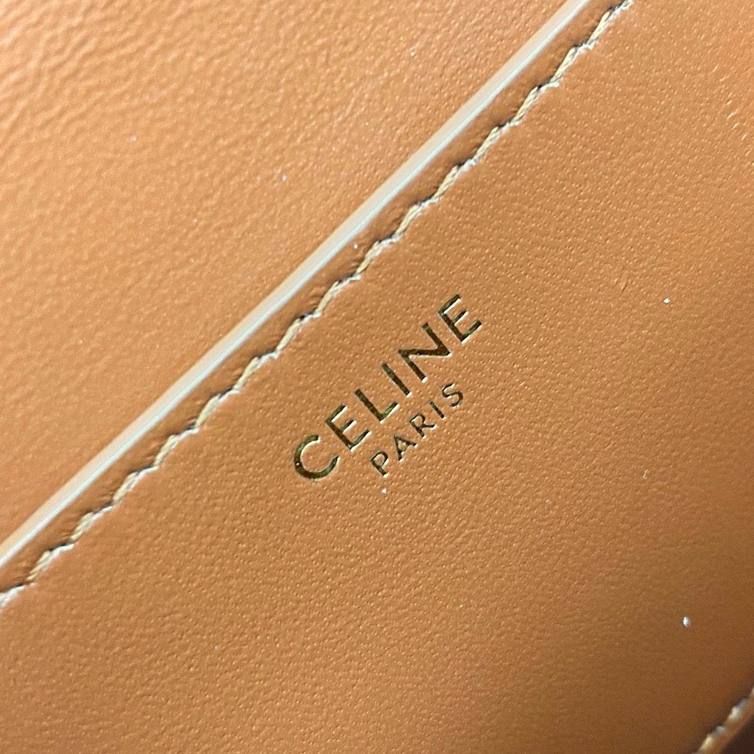 Celline TaBou Clutch Yellowish brown 18 x 8 x 5 cm