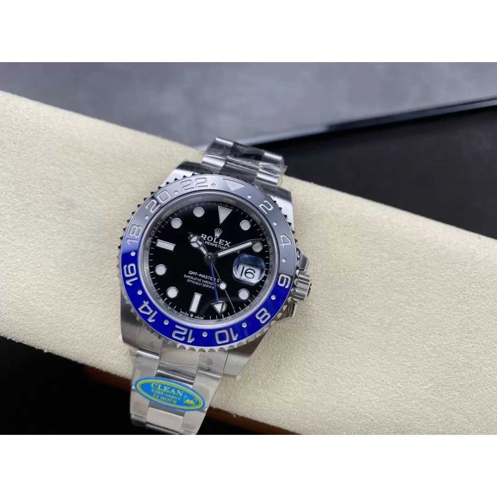 Rolex GMT Master II 126710blnr Blue Black Circle Swiss 3285 Movement Clean Factory