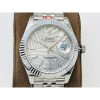 Rolex Datejust 126231 White Palm Dial White Gold Jubilee Bracelet Swiss Clone Movement