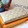 LV Gold Single Zipper Wallet Series