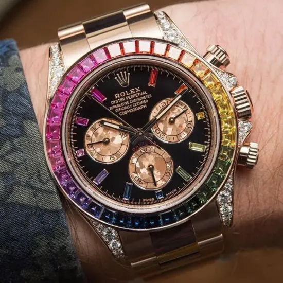 Daytona Rainbow Rose Gold