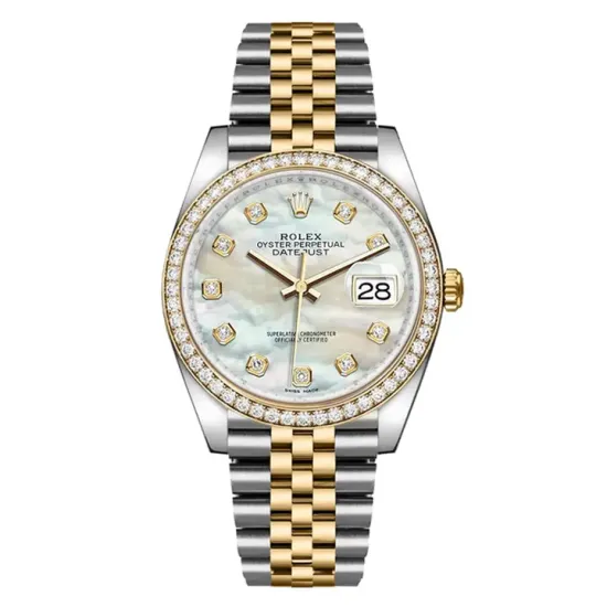 Christmas Promotion -Rolex Lady Datejust 28mm Everose Diamond Bezel Two-Tone 279381 For Women New