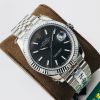 Rolex Datejust Gray Dial Diamond White Gold Swiss Clone Movement