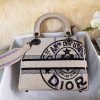 Jute embroidery Princess Diana CHRISTIAN DIOR PARIS logo