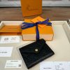 LV embossed wallet card holder