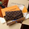 LV sarah flap long wallet