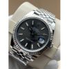 Rolex Datejust 41 Gray Dial Oystersteel and White Gold M126334-0014 Superclone