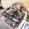 Jute embroidery Princess Diana CHRISTIAN DIOR PARIS logo
