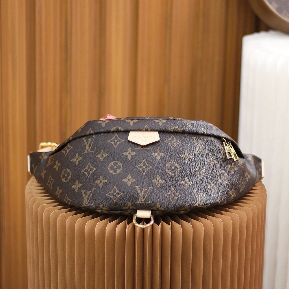 BUMBA waist bag m43644 French original leather full steel hardware