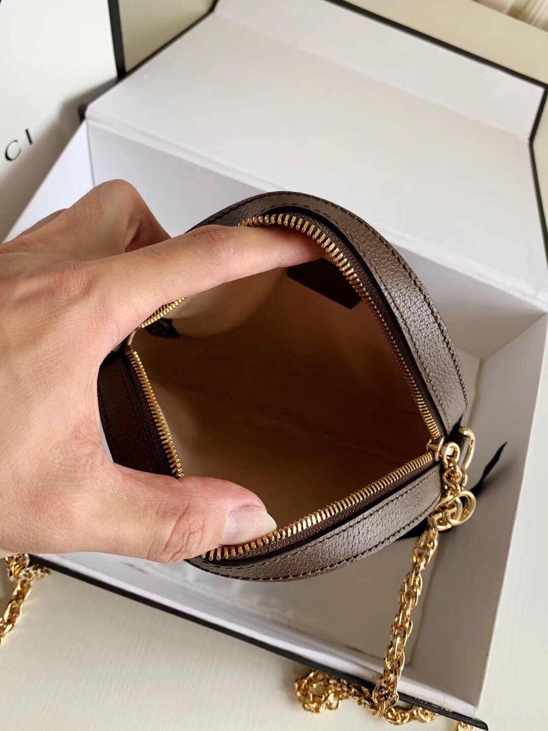 Gucci Ophidia Series Mini Round Bag