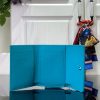 LV embossed light blue embossed wallet wallet card holder