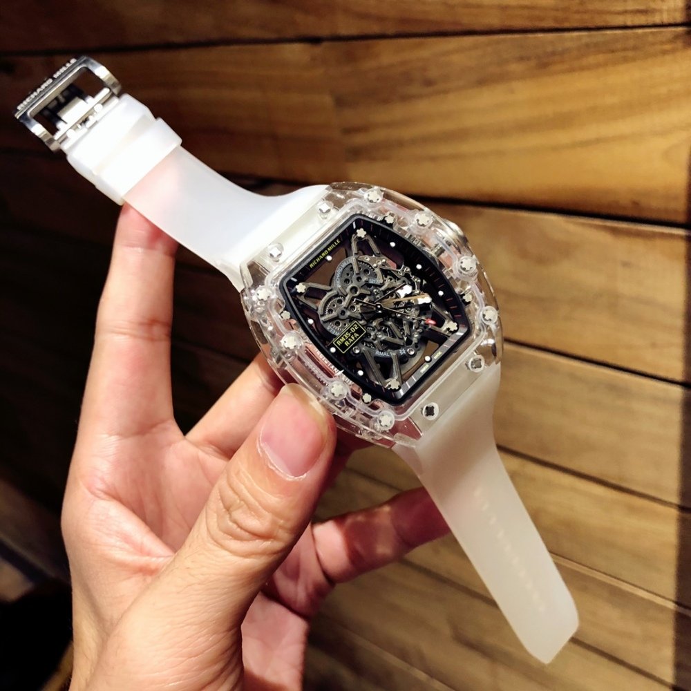Richard Mille RM35-02 Men Mechanical Watch Rubber Band galaas