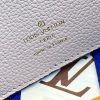 LV Grey! Short! Wallet Wallet made of soft monogramempreinte leather