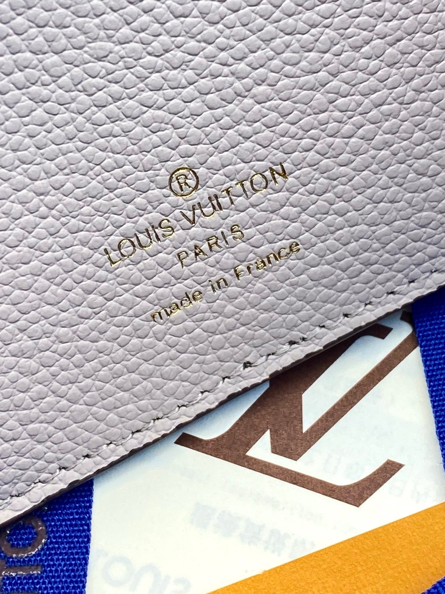 LV Grey! Short! Wallet Wallet made of soft monogramempreinte leather
