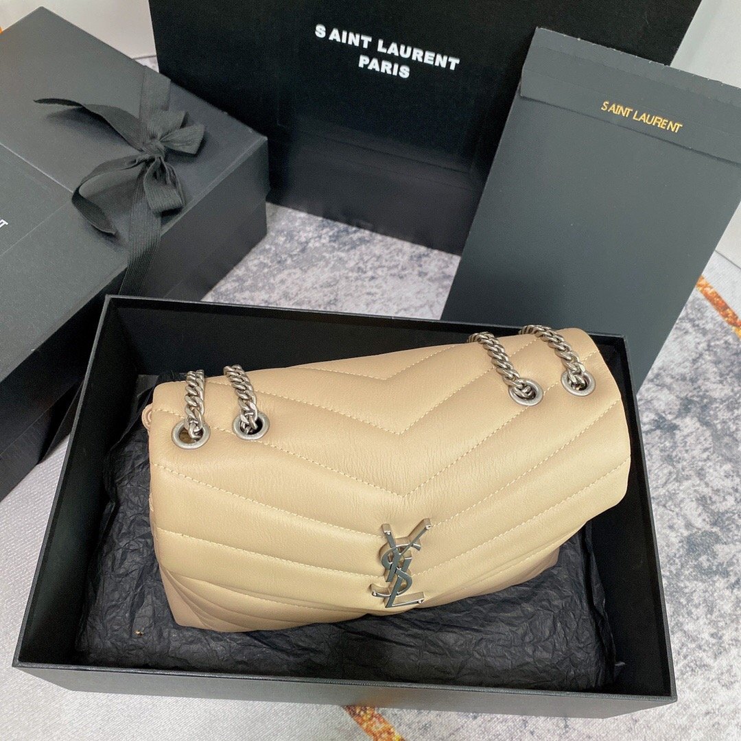 LOULOU Y-Quilted Genuine Leather Bag