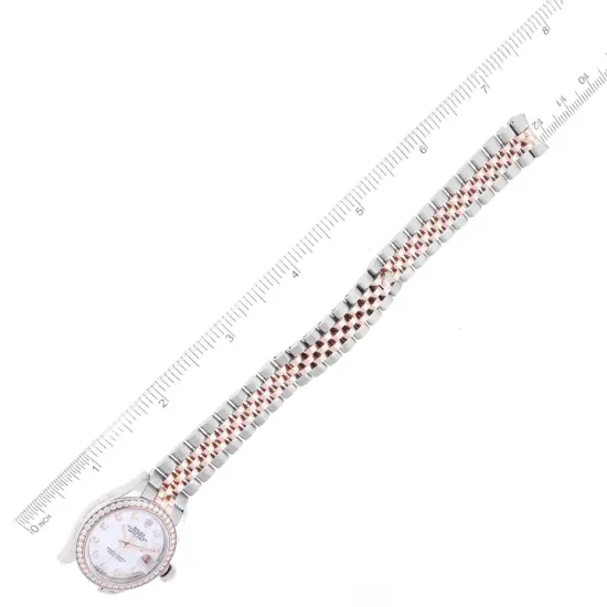 Christmas Promotion -Rolex Lady Datejust 28mm Everose Diamond Bezel Two-Tone 279381 For Women New