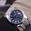 Rolex Datejust 41mm Oystersteel and white gold Bright Blue Dial 126334-0002