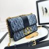 𝐃𝐢𝐨𝐫 𝟑𝟎 𝐌𝐨𝐧𝐭𝐚𝐢𝐠𝐧𝐞 chain denim D blue cloth D5002