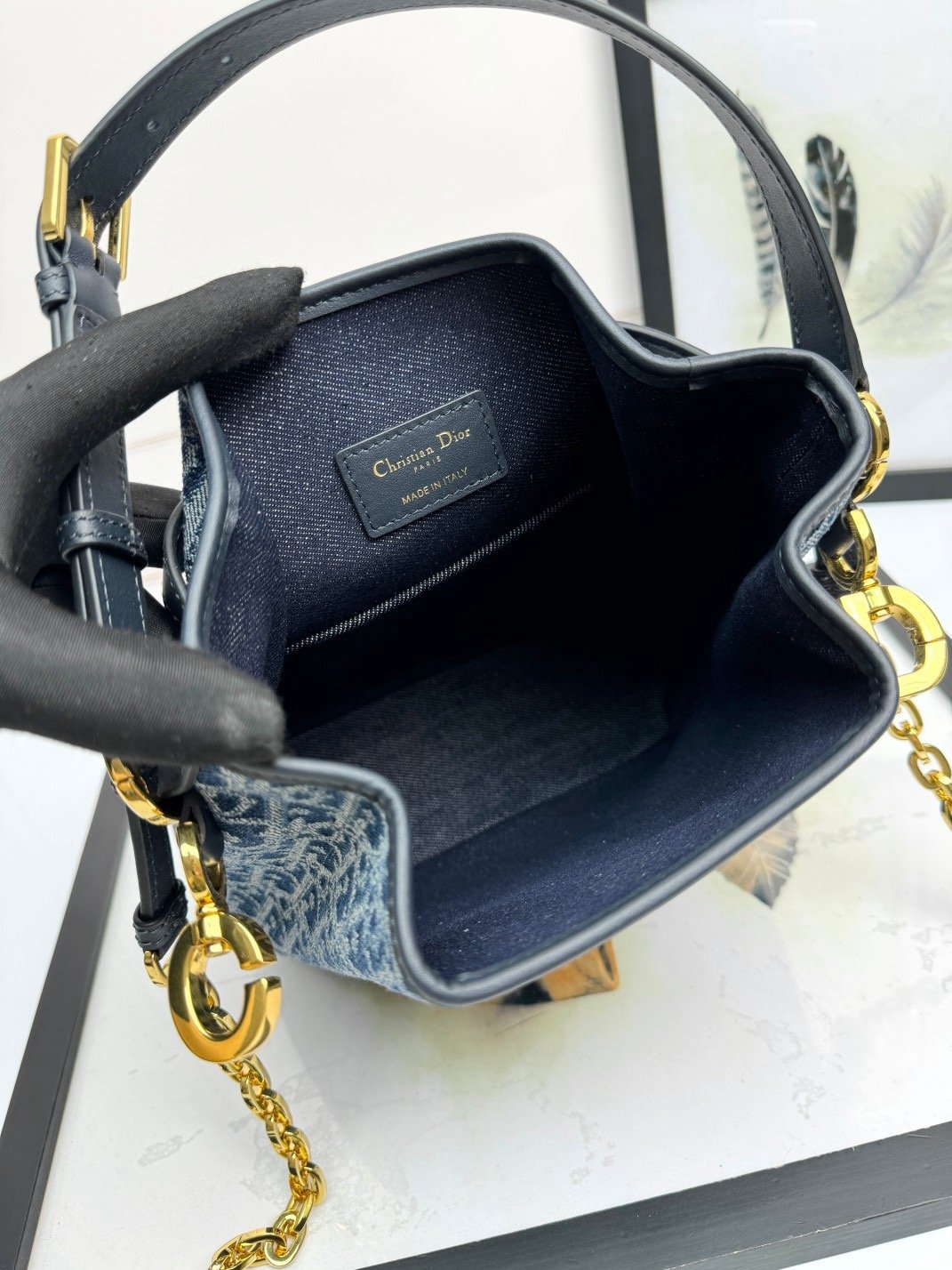 𝐃𝐢𝐨𝐫 Medium 𝐂'𝐞𝐬𝐭 𝐃𝐢𝐨𝐫 Denim D blue cloth M2271