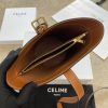 BUCKET TRIOMPHE shiny cow leather bucket bag Triomphe new bucket bag 25*22*14