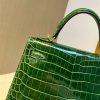 KL25 Emerald Gold Buckle Hermès Handbag