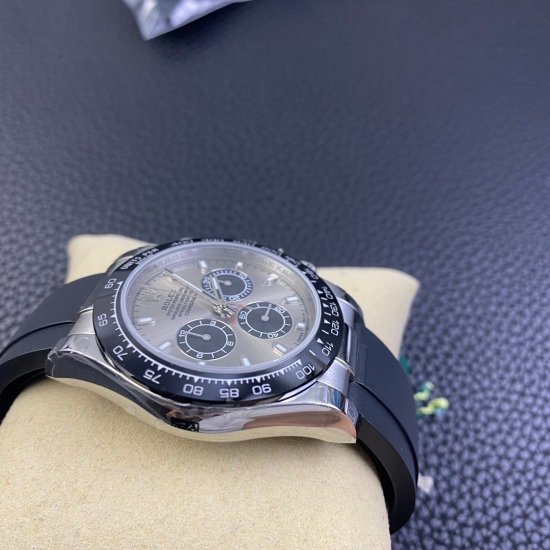 Rolex Daytona White Gold Steel Dial Oysterflex Strap 116519ln-0027