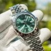 Rolex Datejust 41 Mint Green Dial Steel & White Gold m126334-0028