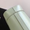 CEL1N_E CUIR TRIOMPHE Mini Smooth Cowhide Bucket Bag Light Green 19.5 X 16 X 7 cm