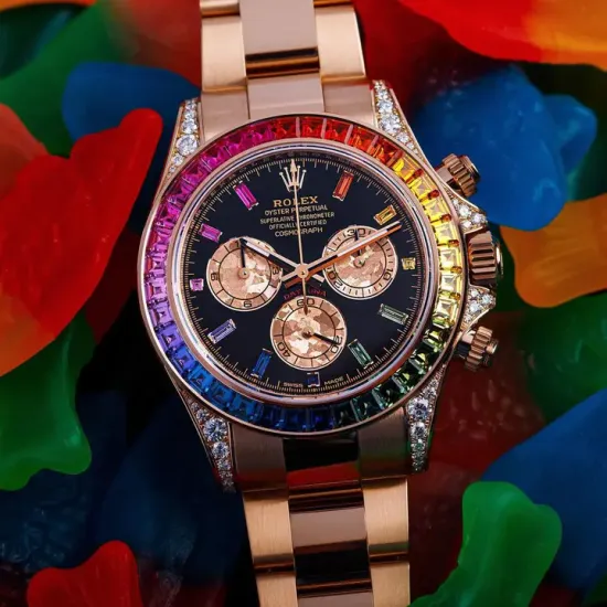 Daytona Rainbow Rose Gold
