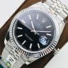 Rolex Datejust Black Dial White Gold Jubilee Bracelet Swiss Clone Movement