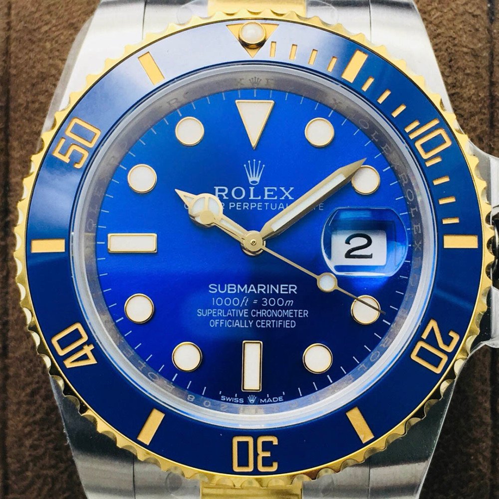 Rolex Submariner 126613LB Blue Dial Yellow Gold Super Clone 3235 Movement