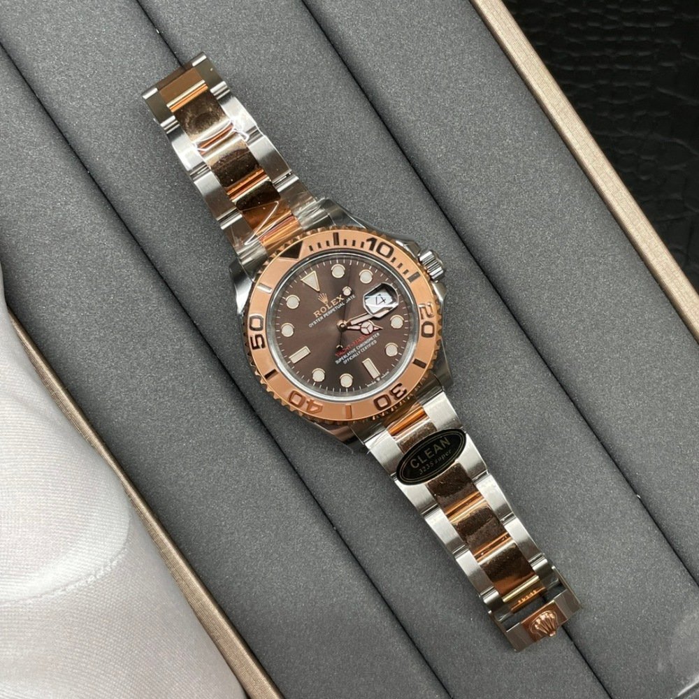 Rolex Yacht-Master 116622 Rose Gold Chocolate Dial 3235 Clean F