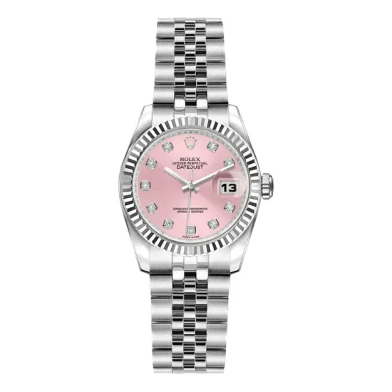 Christmas Promotion -Rolex Lady Datejust 28mm Everose Diamond Bezel Two-Tone 279381 For Women New