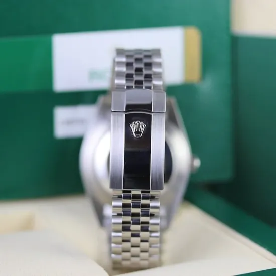 Rolex Datejust 41mm Oystersteel and white gold Bright Blue Dial 126334-0002
