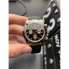 Rolex Daytona 116515LN Rose Gold Black Dial Rubber Strap Swiss 4130 Movement