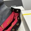 【 Original imported leather all steel 】 24C Early Spring Resort Series 19 Double backpacks come ZP AS4223w1380