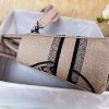 Jute embroidery Princess Diana CHRISTIAN DIOR PARIS logo