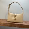 【𝑳𝑬 𝟓 𝑨 𝟕】𝙍𝙤𝙨𝙚 same style smooth plain leather 𝙃𝙊𝘽𝙊 handbag Plain leather Apricot Sheep Gold 𝟔𝟓𝟕𝟐𝟐𝟖