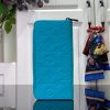 LV light blue (embossed) zippy wallet card holder wallet