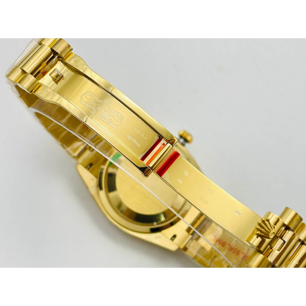 Rolex Day-Date All Gold Green Dial Diamond Bezel Super Clone 3255 Movement
