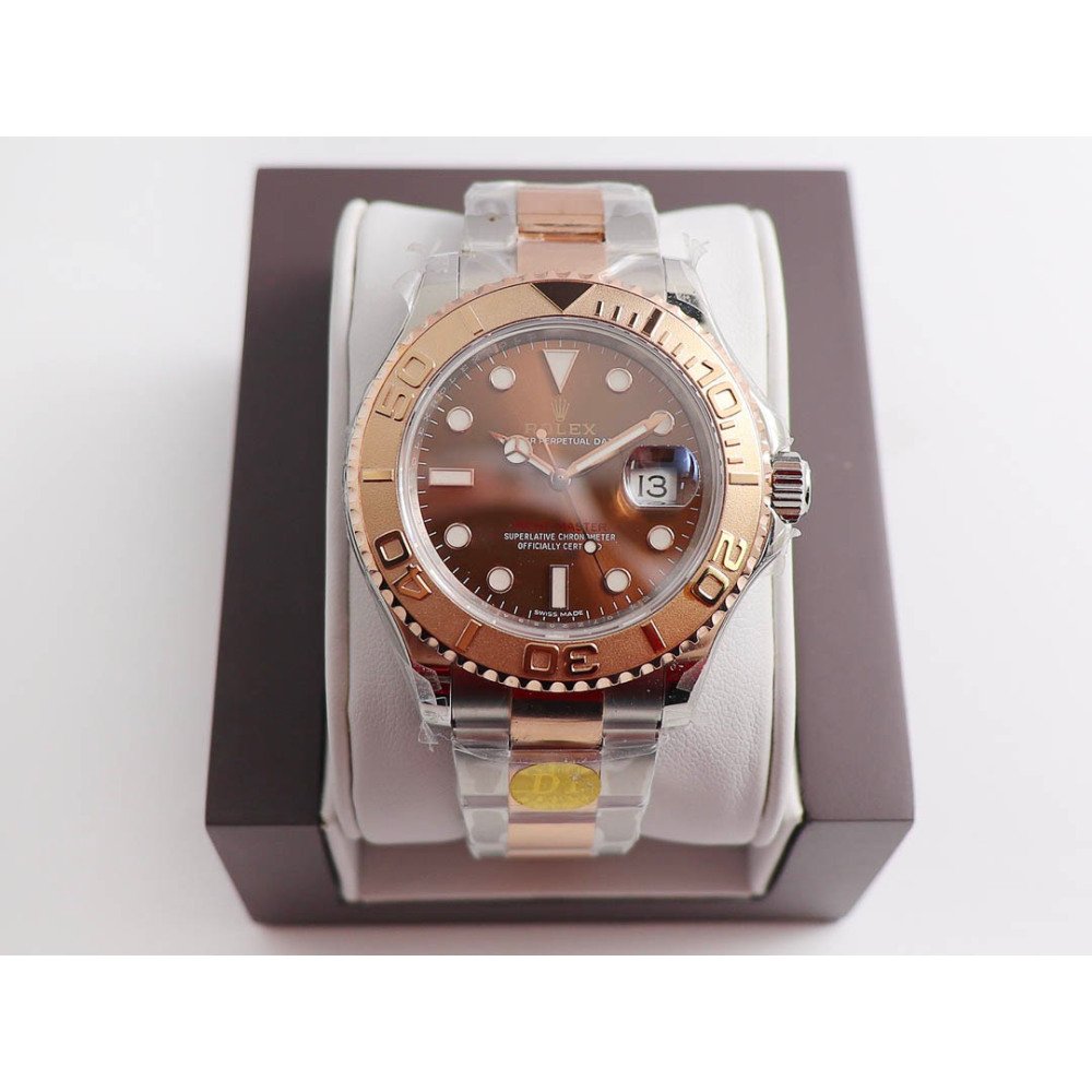 Rolex Yacht-Master 116622 Rose Gold Chocolate Dial Swiss 3235 Movement