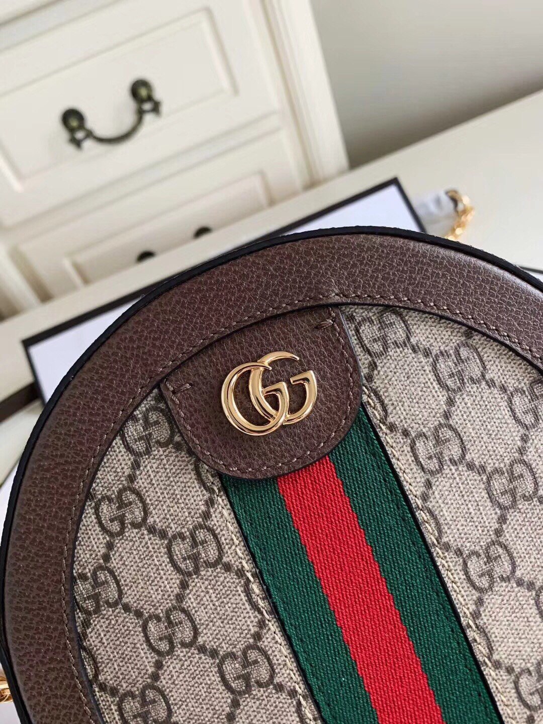 Gucci Ophidia Series Mini Round Bag