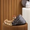 BUMBA waist bag m43644 French original leather full steel hardware