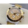 Rolex DIW Modified Datona Yellow Gold Dial Swiss 4130 Movement