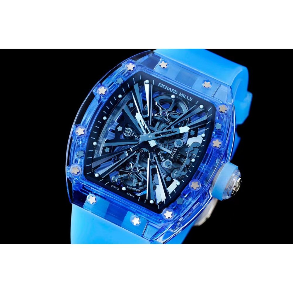 Richard Mille Blue Sapphire Turbillon RM12-01 50/42mm