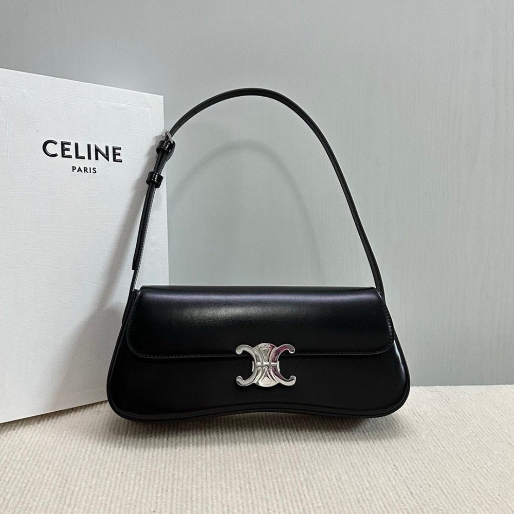 2024 CE NEW LOLA Medium Shiny Calfskin Handbag 115533