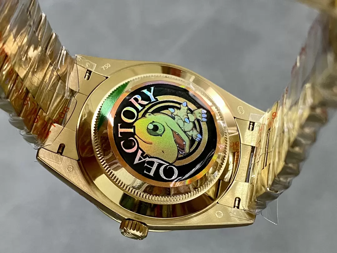 Rolex Day-Date 228238 Rose Gold Black Crystal Dial President Bracelet Swiss 3255 Movement