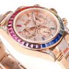 Rolex Over the top of the Rainbow - Rolex rainbow Ring Datona Platinum eye Cal.7750 mechanical timing
